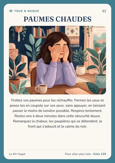 Carte yeux et nuque